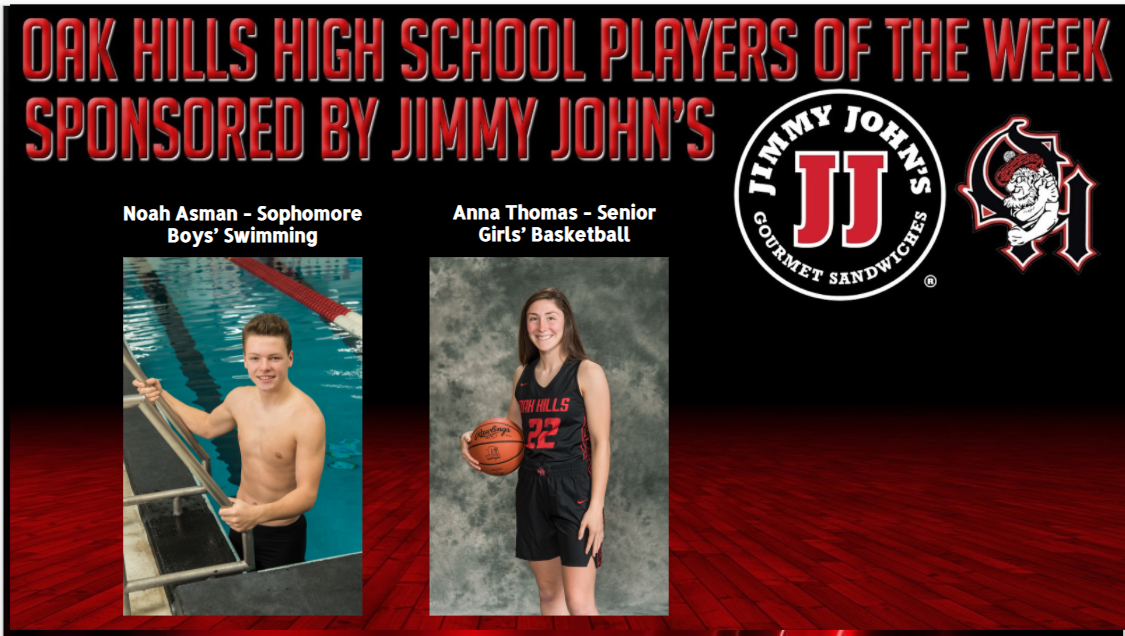 Jimmy John's OHHS Players of the Week